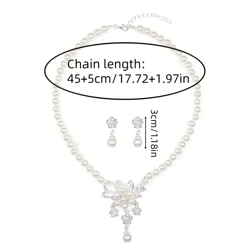 Volunoluxe Ultra-Shimmer Freshwater Pearl Jewelry Set – Elegant All-Season Gift for Weddings & Special Occasions